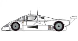 BRM 1/24, Sauber C9, Bausatz 'White Kit', BRM192