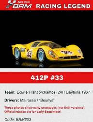 BRM 1/24, 412P, Nr.33, Daytona 1967, BRM203