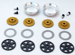 BRM 1/24, Felgeneinsätze Gr.C (6-Speiche), 4 Stk., S-019G