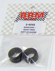 BRM 1/24, Reifen hinten, 22 Shore, soft, 2 Stk., S-404S