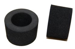 BRM 1/24, Moosgummi-Reifen (hi.), Ø27.5x16mm, 2 Stk.