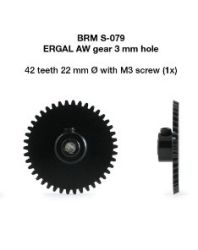 BRM, Schrägzahnrad 42z (Ø22.0mm) Alu, 1 Stk., S-079