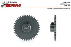 BRM, Schrägzahnrad 43z (Ø22.5mm) Alu, 1 Stk., S-080