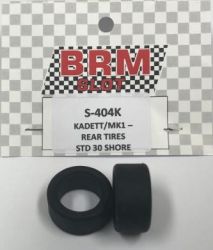 BRM 1/24, Reifen hinten, 30 Shore, standard, 2 Stk., S-404K