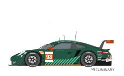 Carrera Digital 124, Porsche 911 RSR, Nr.93, 'Proton'