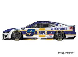 Carrera Evo. 1/32, NASCAR Camaro ZL1, Nr.9, 27887