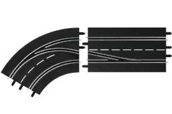 Carrera Digital 132/124, Spurwechselkurve (2-teilig)