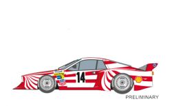 Carrera Evo. 1/32, Lancia Beta Turbo, Nr.14, Nrburgr. 1980