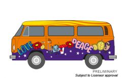 Carrera Evo. 1/32, VW Bus T2b, 'Peace and Love'
