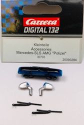 Carrera 1/32, Kleinteile f. Mercedes SLS AMG 'Polizei'