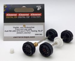 Carrera 1/32, Achs-Set für Audi R8 LMS evo II, Nr.2, 91363