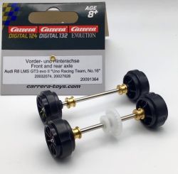 Carrera 1/32, Achs-Set Audi R8 GT3 evo II, 91364