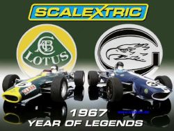 Scalextric 1/32  Year of Legends 1967, limitiert