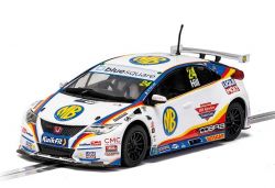 Scalextric 1/32, Honda Civic Type R, Nr.24, BTCC 2020