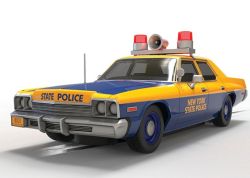 Scalextric 1/32, Dodge Monaco, New York State Police, C4636