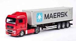 Tamiya 1:14, Bausatz MAN TGX 18.540 (rot vorlackiert)
