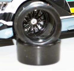 Frankenslot, harte Reifen (vorne), 2 Stk., fr Carrera 1/24