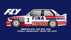 Fly 1/32, BMW M3 E30, Nr.3, 24h Spa 1992