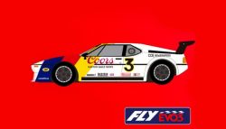 Fly EVO3 1/32, Racing BMW M1, Nr.3, A2085R