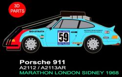 Fly 1/32, Porsche 911, Nr.59, 1968, A2112