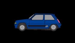 Fly 1/32, Renault 5 GT, blue, A2113