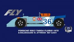 Fly 1/32, Porsche 908, Nr.36, Targa Florio 1970