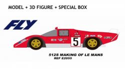 Fly 1/32, F-512S LH, Nr.5, Making of Le Mans (mit Figur)