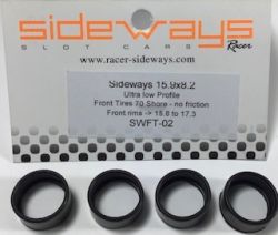 Sideways, Reifen Gr.5, 15,9x8,2mm (vorne/hart), 4 Stk.