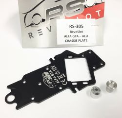 RevoSlot, Chassis-Grundplatte (Alu) fr Alfa Giulia