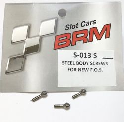 BRM, Karosserie-Schrauben, Short-Flex, M2x7.2mm, 4 Stk. - SLOTFUN