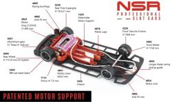 NSR 1/32, Hypercar, Test Car White, 0612SW