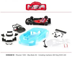 NSR 1/32, McLaren 720S GT3, 'Body Kit' Blau, 0300AWB