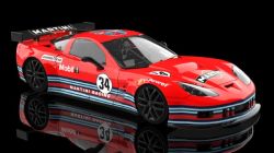 NSR 1/32, Corvette C6R, Nr.34, Martini Red, 0534AW