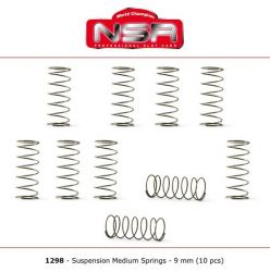 NSR, Formula, Fahrwerks-Federn, mittel/9mm, 10 Stk.
