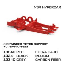 NSR, Motorhalter Hypercar (+0,75mm), rot/hart, 1334H