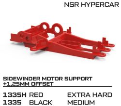NSR, Motorhalter Hypercar (+1,25mm), schwarz/medium, 1335