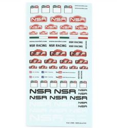 NSR, Decal-Bogen