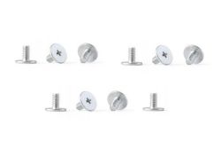 NSR, Leitkiel-Schrauben flach, M2 x 4mm, 10 Stk., 4857