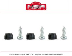 NSR, Formula 86/89, Schrauben + Kappen fr Motorhalter