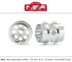 NSR, Formula 86/89, Alu-Felgen 13x13mm (hinten), 2 Stk.