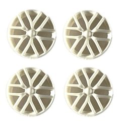 NSR, Felgeneinsätze BBS 6-spokes, weiß (Ø13,9mm), 4 Stk.