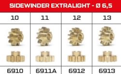 NSR, Motorritzel 11z (Ø6,5mm), Sidewinder, 2 Stk., 6911A