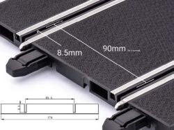 Policar 1/32, Kurve Radius 2 (45°), 2 Stk., P014-2