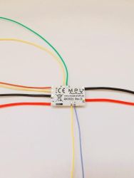 MPL, Digital Decoder QX2021 (Rev.3) mit angelöteten Kabeln