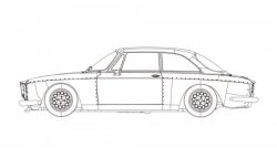 RevoSlot 1/32, Alfa Romeo GTA, Bausatz 'White Kit' Typ A