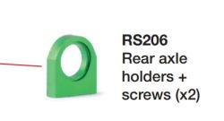 RevoSlot, Achslagerhalter (Alu), hinten, 2 Stk., RS206