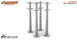 Scaleauto, Steckbausatz Betonmast, 4 Stk., SC-10249
