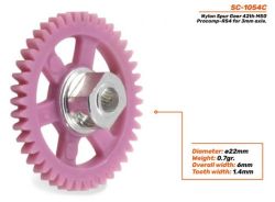 Scaleauto, Spurzahnrad, 42z (22mm) RS-4 Xtralight, 1 Stk.