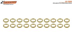 Scaleauto, Distanzen 0,5mm (f. Ø2.38mm), 20 Stk., SC-1120D