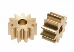 Scaleauto, Motorritzel Messing, 11z (6,75mm), 2 Stk.